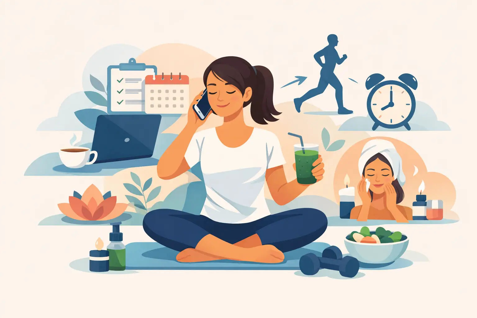 A Busy Women Wellness Routine That Sticks