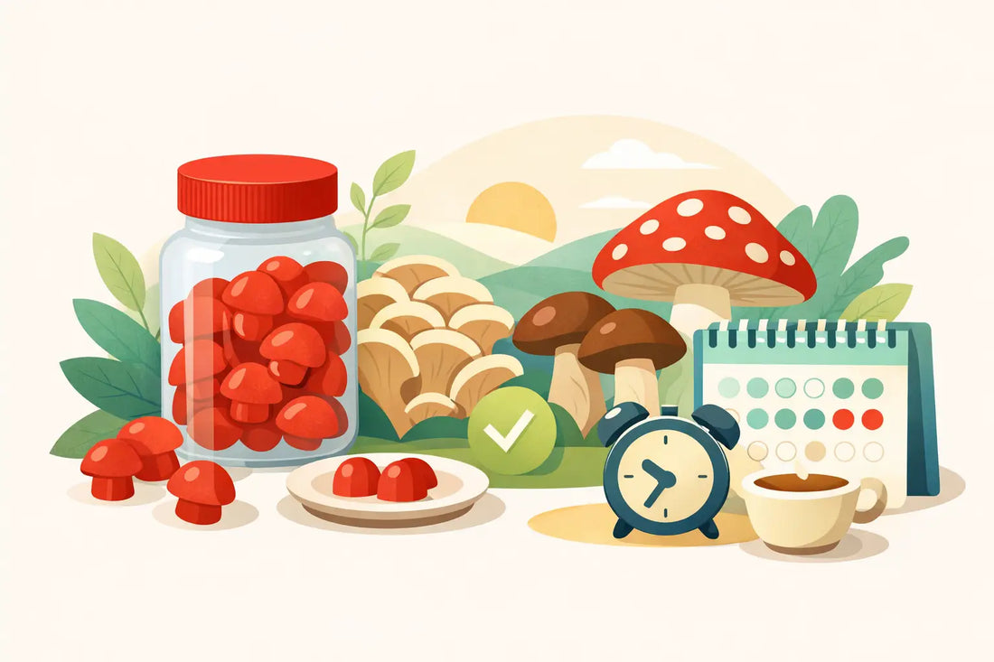 How to Use Mushroom Gummies Daily