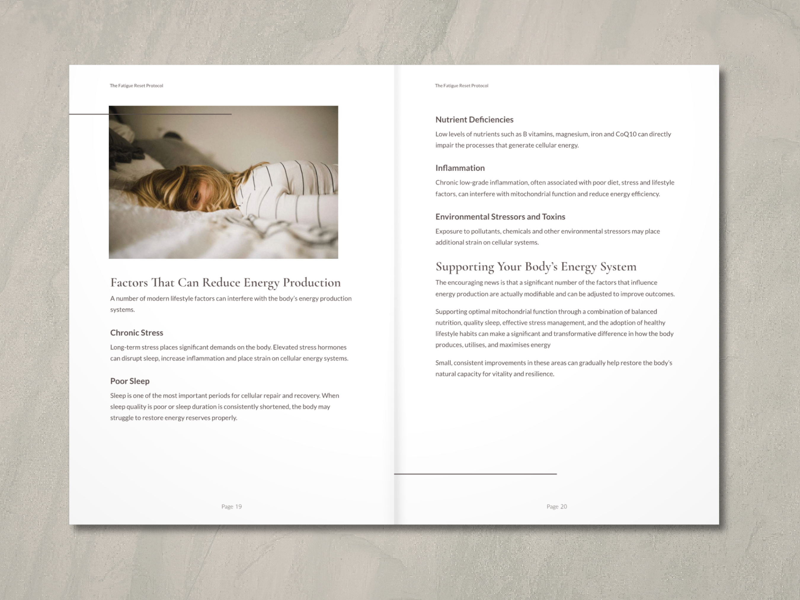 The Fatigue Reset Protocol