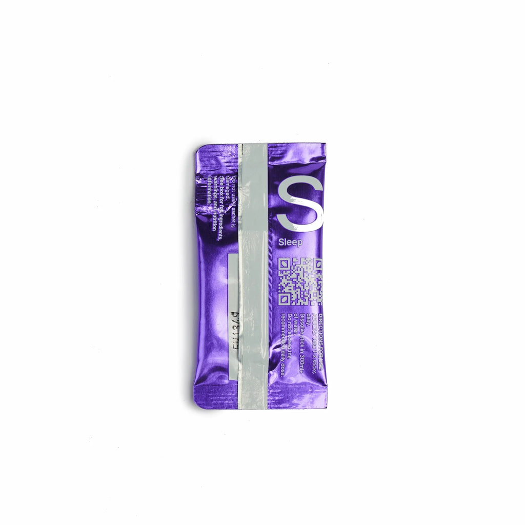 Purple S'well water bottle pouch on a white background