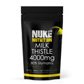 Nuke Nutrition Milk Thistle 4000mg supplement packaging on a white background