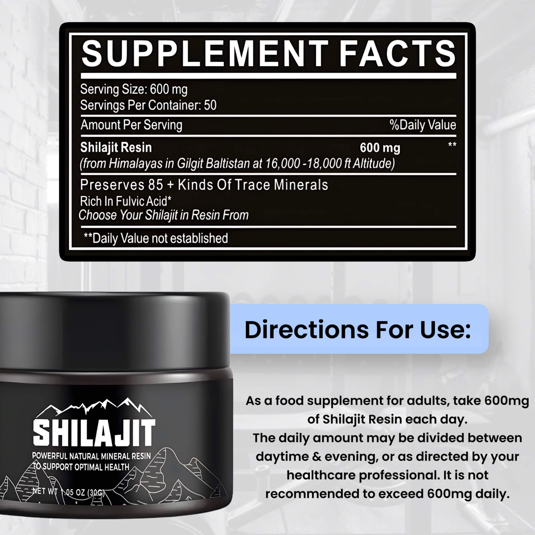 Himalayan Shilajit Resin | 30g | Pure Extract