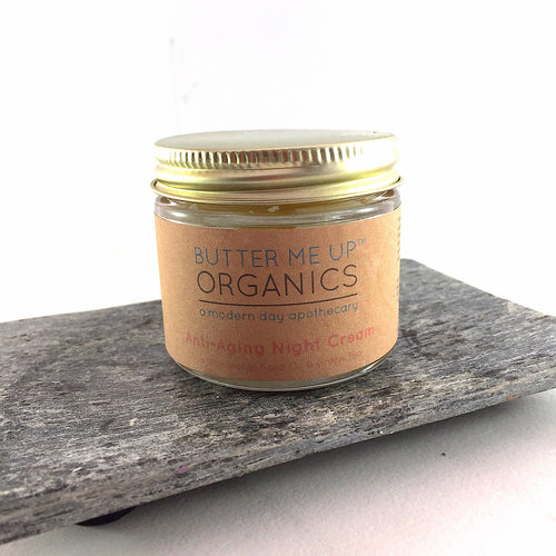 Organic Anti-Ageing Night Cream - Green Tea, Rosehip & Frankincense