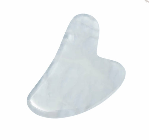 Clear silicone cup with a white background