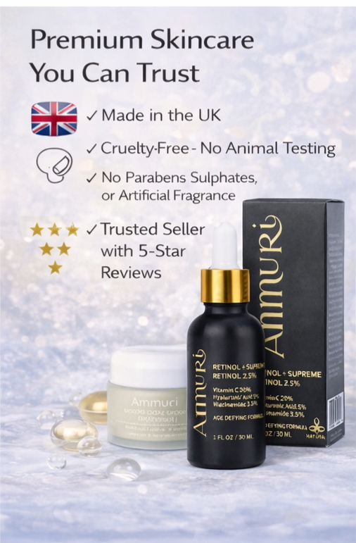 Ammuri Retinol Supreme 2.5% Serum – Anti-Aging Treatment - Age-Defying Formula