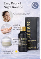 Ammuri Retinol Supreme 2.5% Serum – Anti-Aging Treatment - Age-Defying Formula