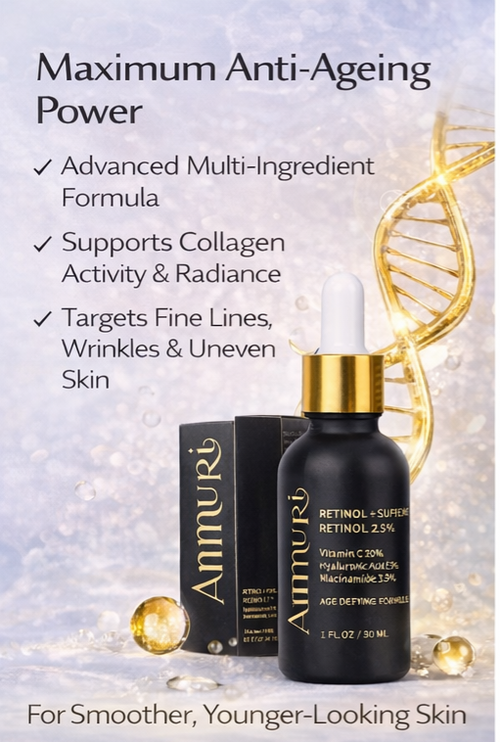 Ammuri Retinol Supreme 2,5% Serum – Anti-Aging-Behandlung – Anti-Aging-Formel