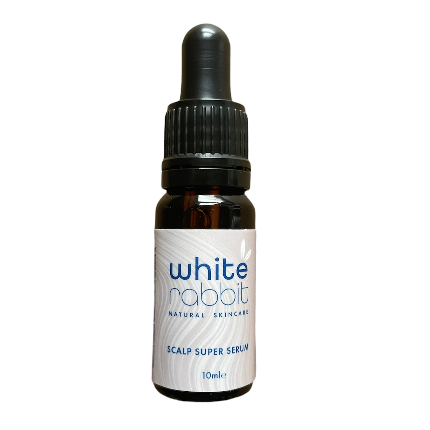 Bottle of White Rabbit Scalp Super Serum on a white background
